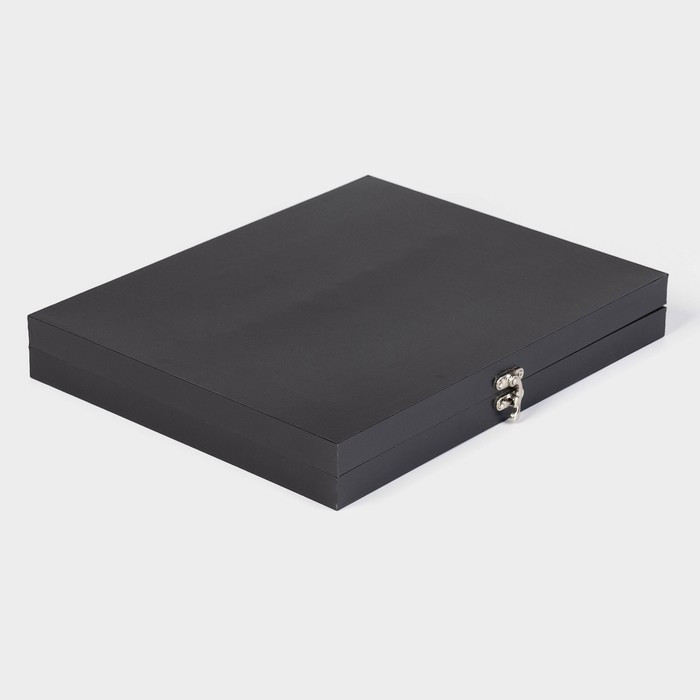 Столовые приборы из нержавеющей стали «Оску», 24 предмета, в коробке, цвет золотой Столовые приборы из нержавеющей стали «Оску», 24 предмета, в коробке, цвет золотой