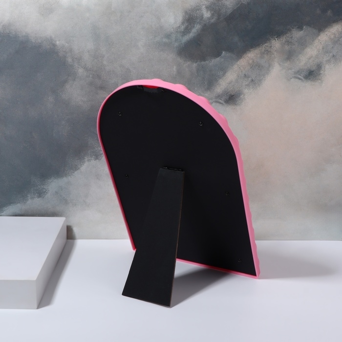 Зеркало настольное «Овал», 19,5 × 29,5 × 2,5 см, цвет розовый Зеркало настольное «Овал», 19,5 × 29,5 × 2,5 см, цвет розовый