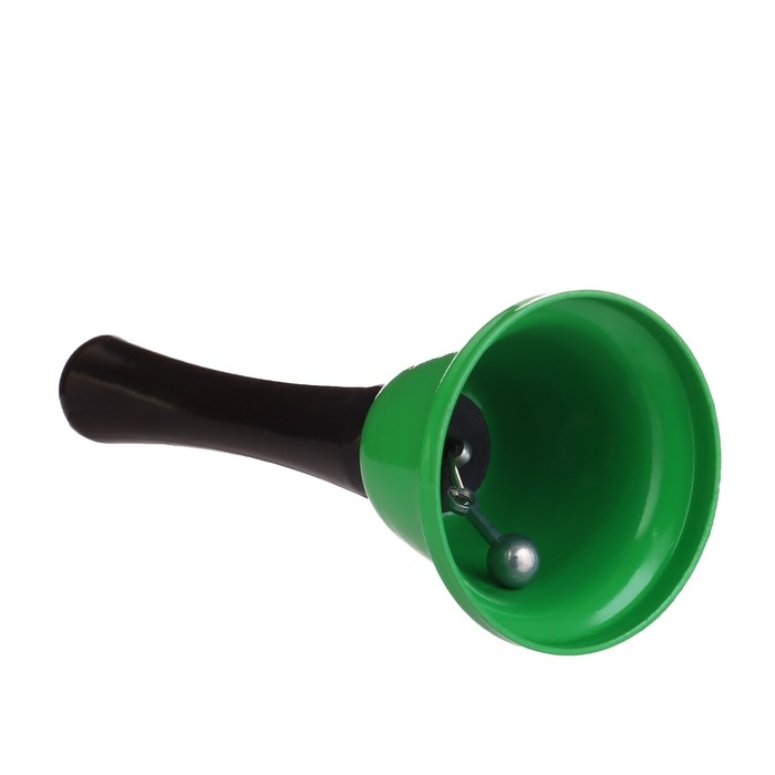 Колокольчик настольный, зеленый, 12.5 х 5.2 см Колокольчик настольный, зеленый, 12.5 х 5.2 см