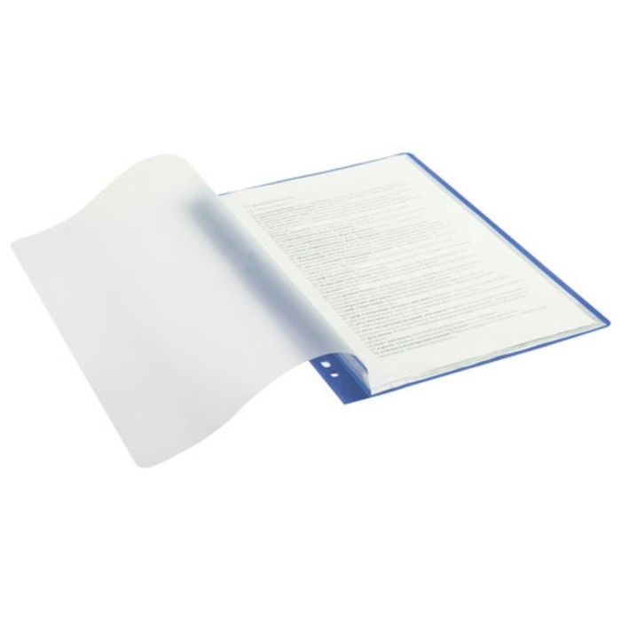 Папка с 10 вкладышами А4, 160 мкм, Calligrata, с перфорацией, синяя Папка с 10 вкладышами А4, 160 мкм, Calligrata, с перфорацией, синяя