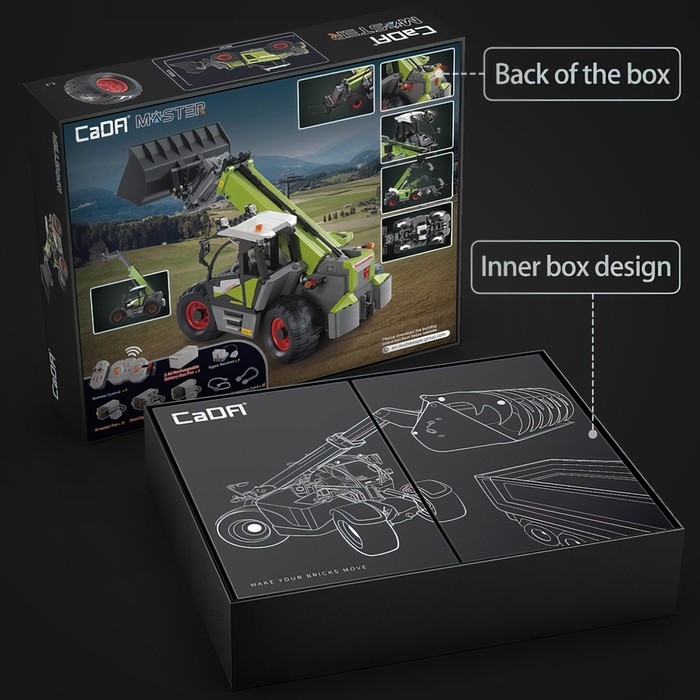 Конструктор &laquo;Техно. Фермерский погрузчик&raquo;, радиоуправляемый, 1469 деталей