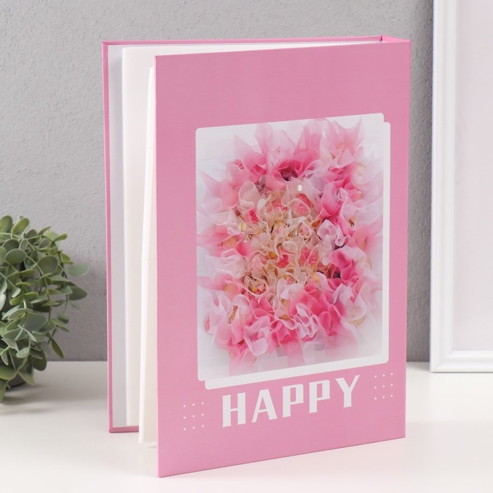 Фотоальбом на 200 фото 15х21 Фотоальбом на 200 фото 15х21 "Букет" МИКС 33х23,5х5,5 см