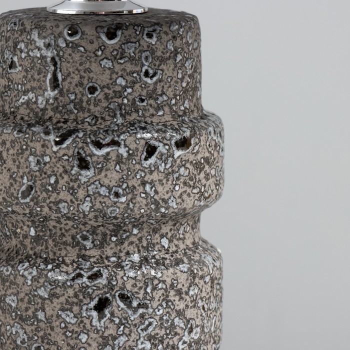 Настольная лампа Настольная лампа "Стоно" E14 40Вт серый 15х15х31 см RISALUX