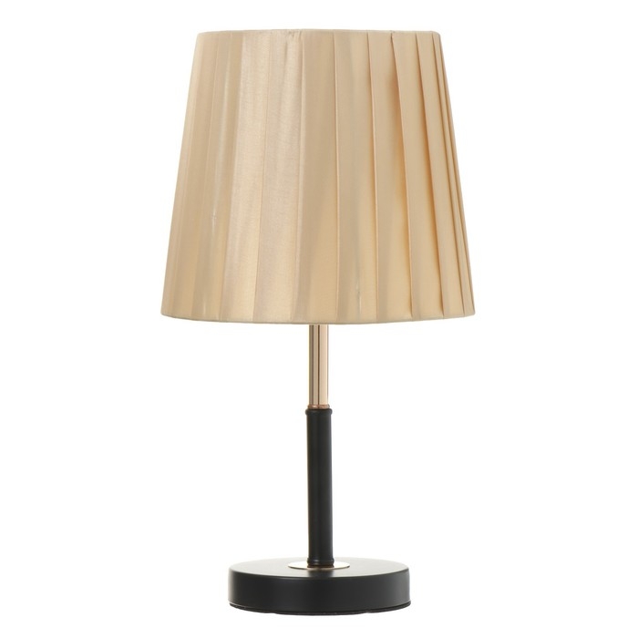 Настольная лампа Настольная лампа "Риволи" Е27 40Вт черный золото 19х19х36 см RISALUX