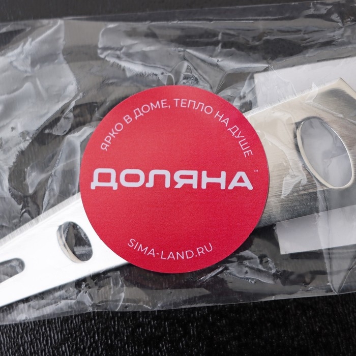 Нож для сыра Доляна «Ломоть», ручка из гевеи, 13,9×3 см Нож для сыра Доляна «Ломоть», ручка из гевеи, 13,9×3 см