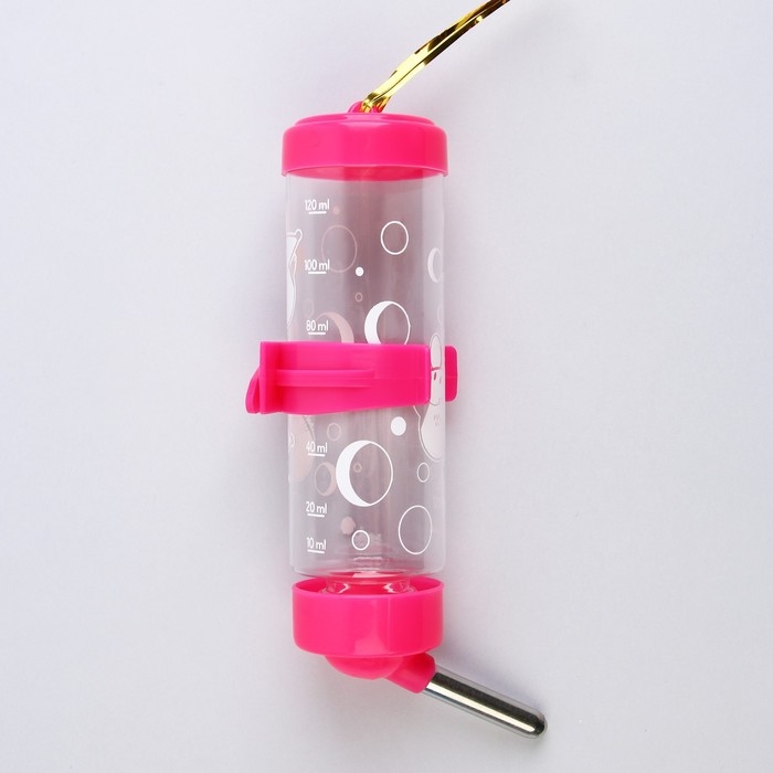 Поилка для грызунов «Мышки в сыре» 125 мл, 12.5х4.5 см, микс цветов Поилка для грызунов «Мышки в сыре» 125 мл, 12.5х4.5 см, микс цветов