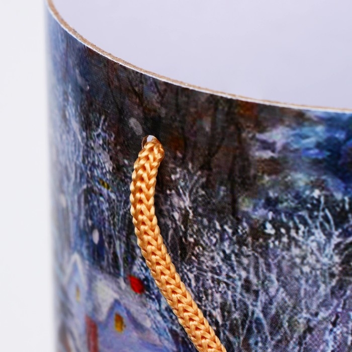 Новый год. Подарочная коробка, тубус «Дедушка Мороз» 120х220мм. Новый год. Подарочная коробка, тубус «Дедушка Мороз» 120х220мм.