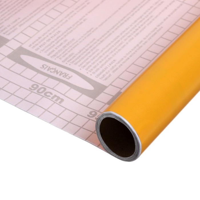 Пленка самоклеящаяся, песочная, 0.45 х 3 м, 80 мкм Пленка самоклеящаяся, песочная, 0.45 х 3 м, 80 мкм