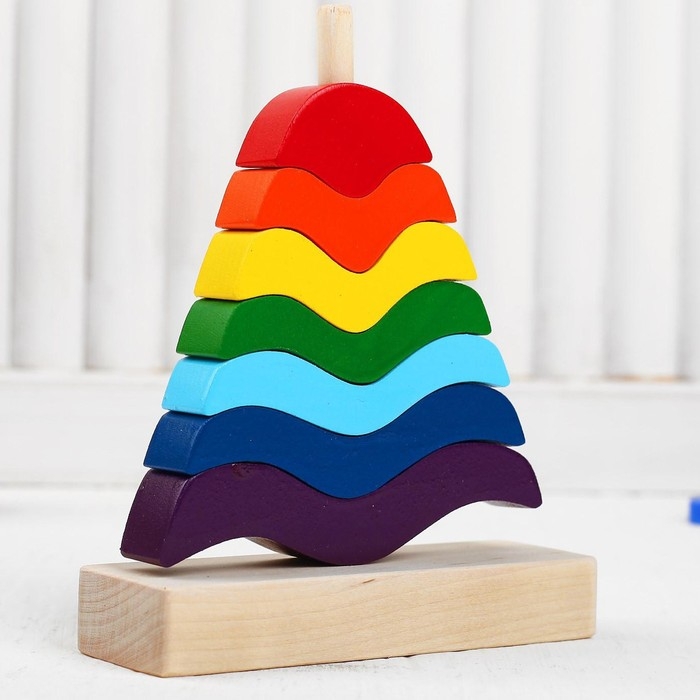 Мозаика  Мозаика "Пирамидка. Ёлка", 8 деталей