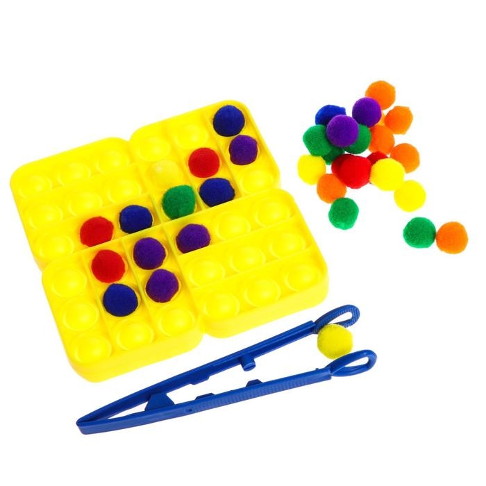 Развивающий набор «Нажимай и сортируй», 20 заданий, 3+ Развивающий набор «Нажимай и сортируй», 20 заданий, 3+