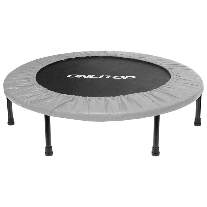 Батут детский ONLITOP, d=115 см, цвет серый Батут детский ONLITOP, d=115 см, цвет серый