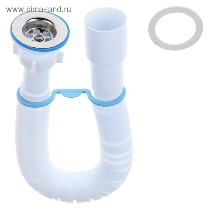 Гофросифон  Гофросифон "АНИ Пласт" G216, 1 1/4" х 40/50 мм, удлинённый, L= 566-1396 мм