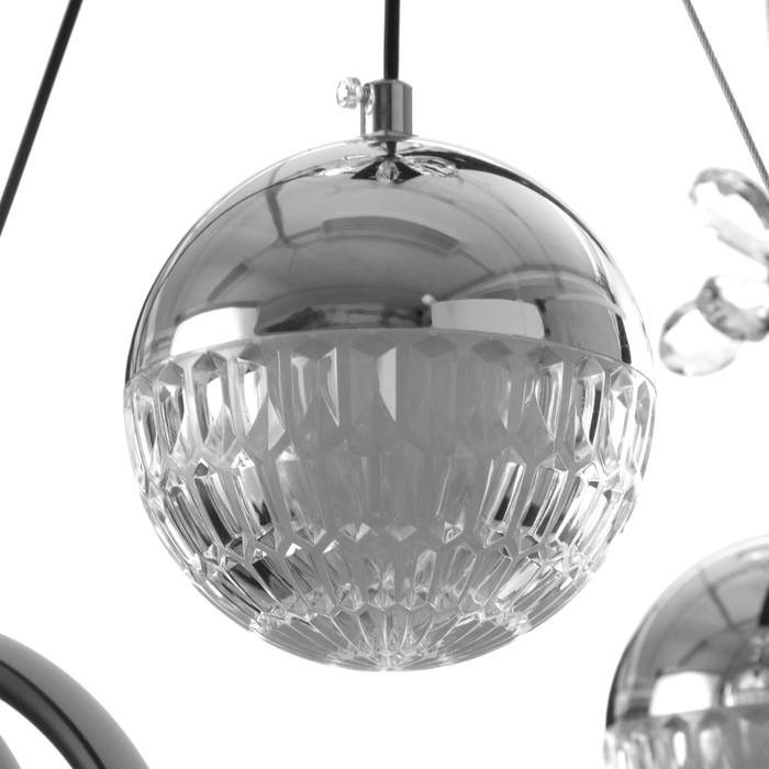 Светильник с ПДУ Светильник с ПДУ "Фиора" LED 120Вт 3000-6000К черный 62х33х15-115 см