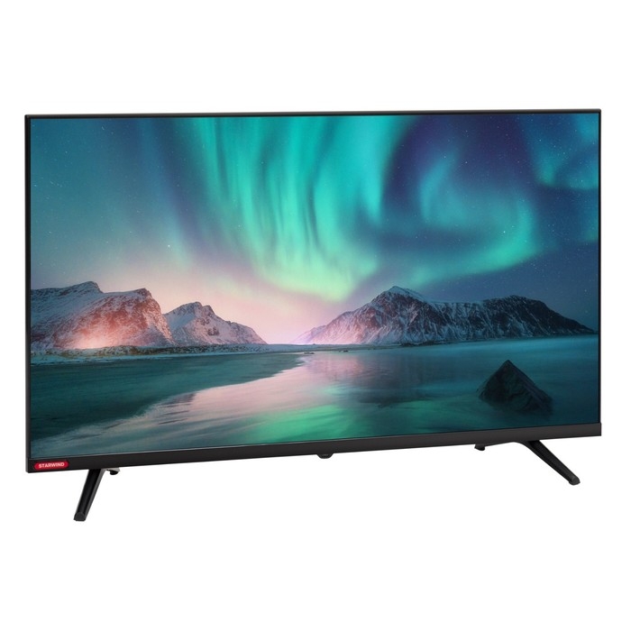 Телевизор Starwind SW-LED32SG300, 32 Телевизор Starwind SW-LED32SG300, 32", 1366x768, DVB-T2/C/S2,HDMI 2, USB 1, SmartTV,чёрный