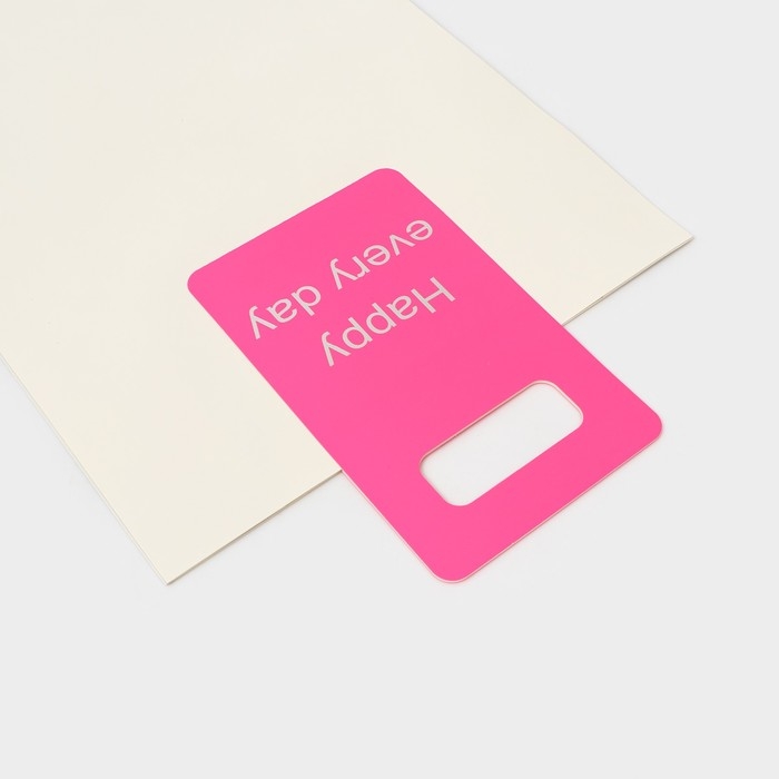 Пакет подарочный с вырубной ручкой 30 х 40 х 12 см , белый Пакет подарочный с вырубной ручкой 30 х 40 х 12 см , белый