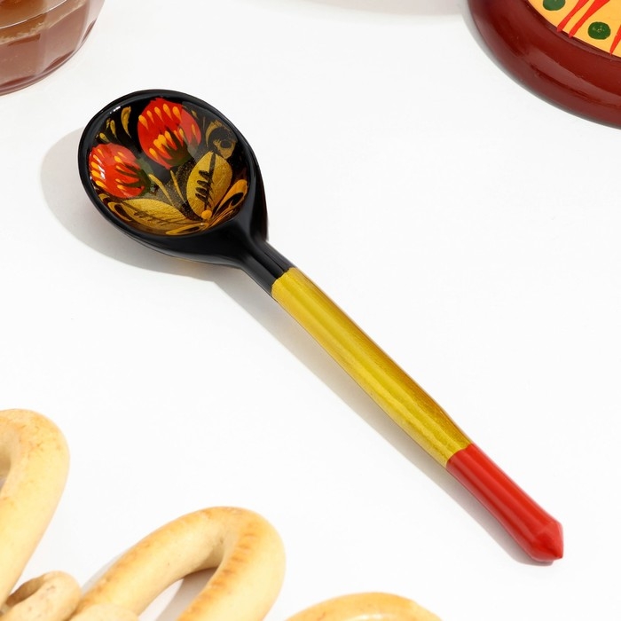 Ложка «Ягодка», 14,7×3,5 см, микс Ложка «Ягодка», 14,7×3,5 см, микс