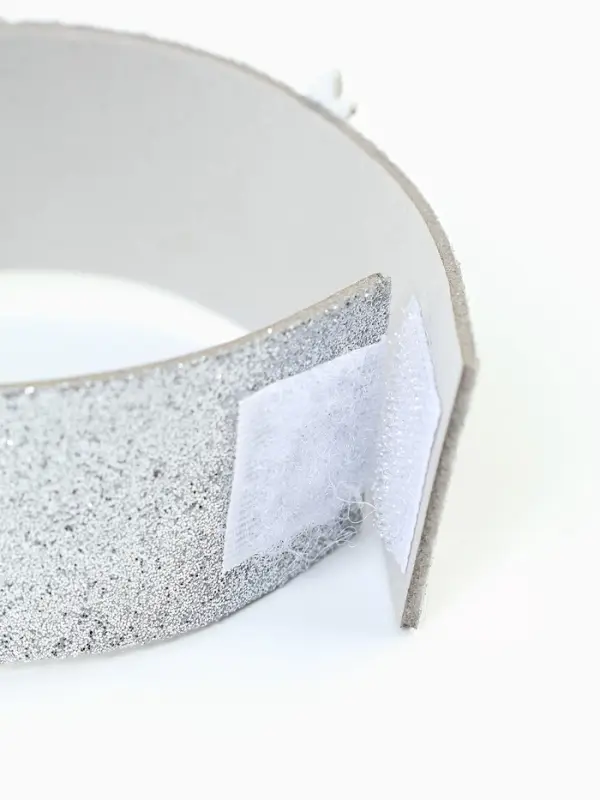 Карнавальный браслет  Карнавальный браслет "Снежинка", серебро