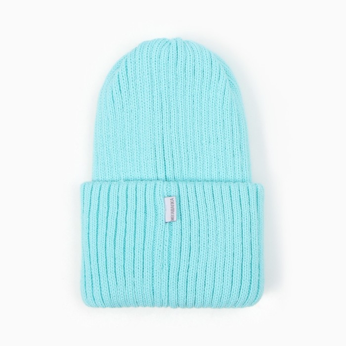 Шапка детская, цвет ментол, размер 54-56 Шапка детская, цвет ментол, размер 54-56