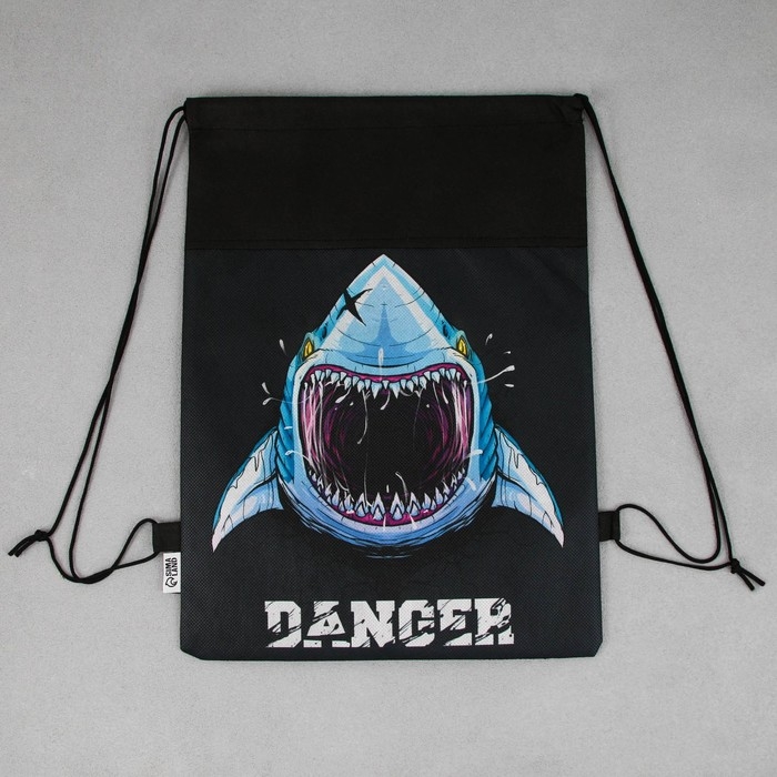 Мешок для обуви «1 сентября: Danger» нетканное полотно, размер 30 х 40 см Мешок для обуви «1 сентября: Danger» нетканное полотно, размер 30 х 40 см