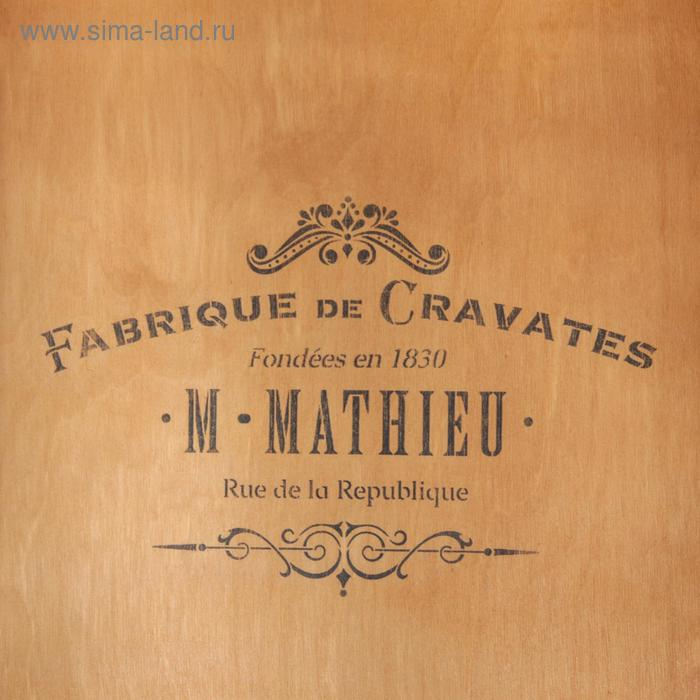 Поднос деревянный с декором, 40×30×7,5 см, сосна Поднос деревянный с декором, 40×30×7,5 см, сосна