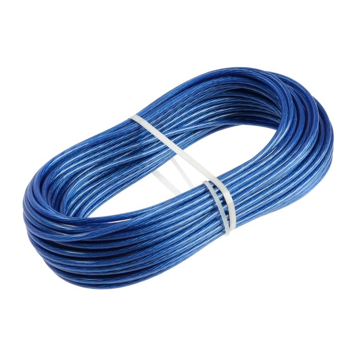 Трос металлополимерный 4,0 мм . 20 м Трос металлополимерный 4,0 мм . 20 м