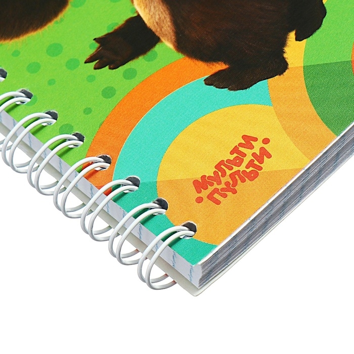 Записная книжка А6 80 листов на гребне Мульти-Пульти Записная книжка А6 80 листов на гребне Мульти-Пульти "Чебурашка"