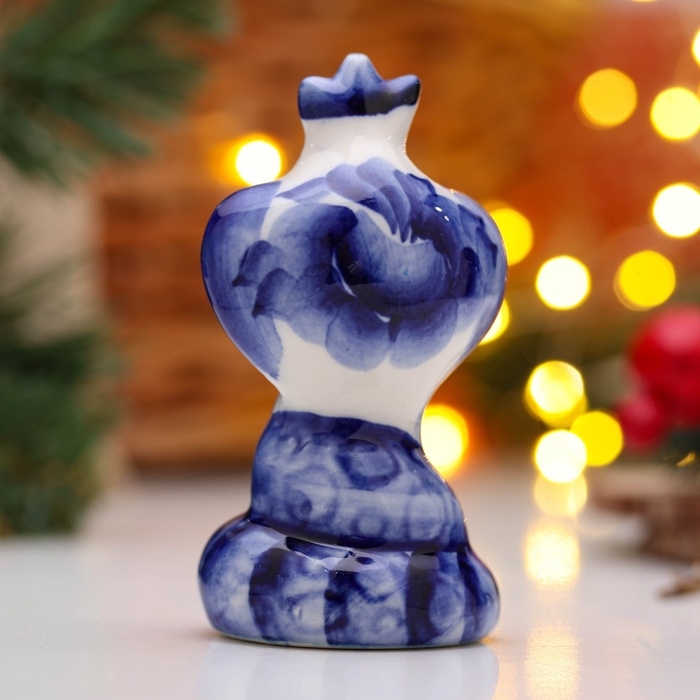 Сувенир Сувенир "Кобра Милашка " 10х6 см, гжель