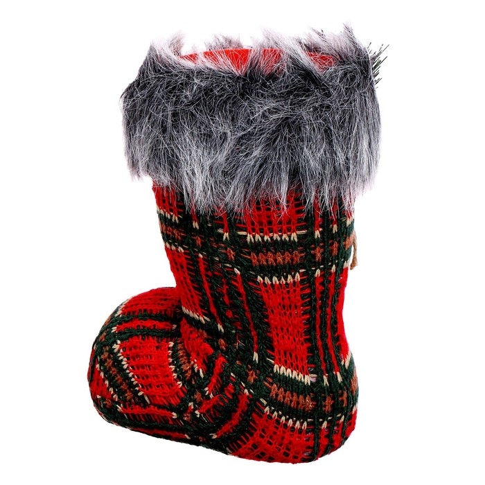 Конфетница «Сапожок», в клетку Конфетница «Сапожок», в клетку