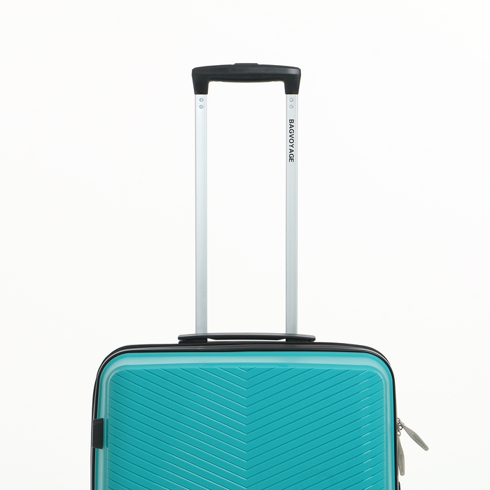 Чемодан средний 75 л (M) Bagvoyage, отдел на молнии, с расширением, кодовый замок, 4 колеса, цвет бирюзовый Чемодан средний 75 л (M) Bagvoyage, отдел на молнии, с расширением, кодовый замок, 4 колеса, цвет бирюзовый