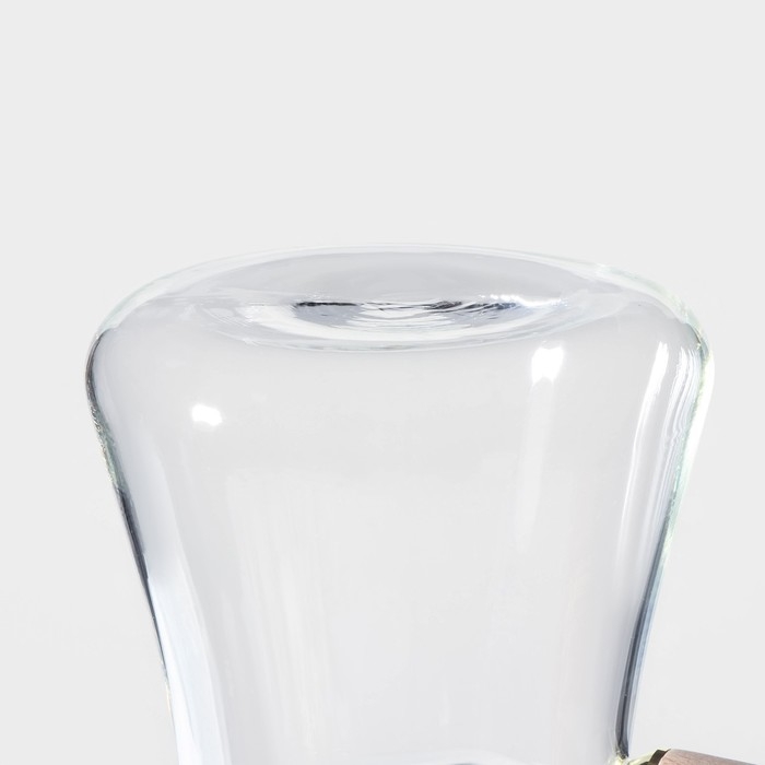 Турка стеклянная «Арабика», 300 мл, 18,5×9×10 см, деревянная ручка Турка стеклянная «Арабика», 300 мл, 18,5×9×10 см, деревянная ручка