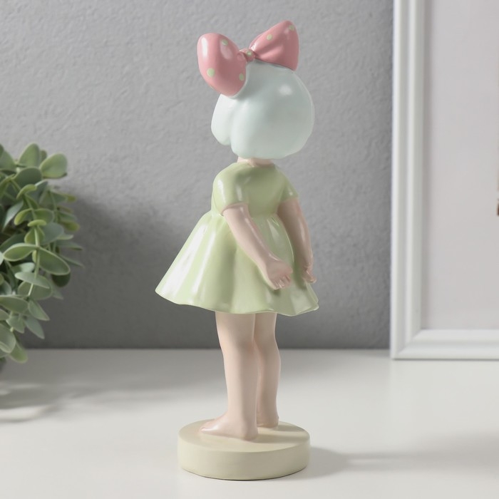 Сувенир полистоун Сувенир полистоун "Малышка с большим бантиком на голове" 6,8х7,8х22 см