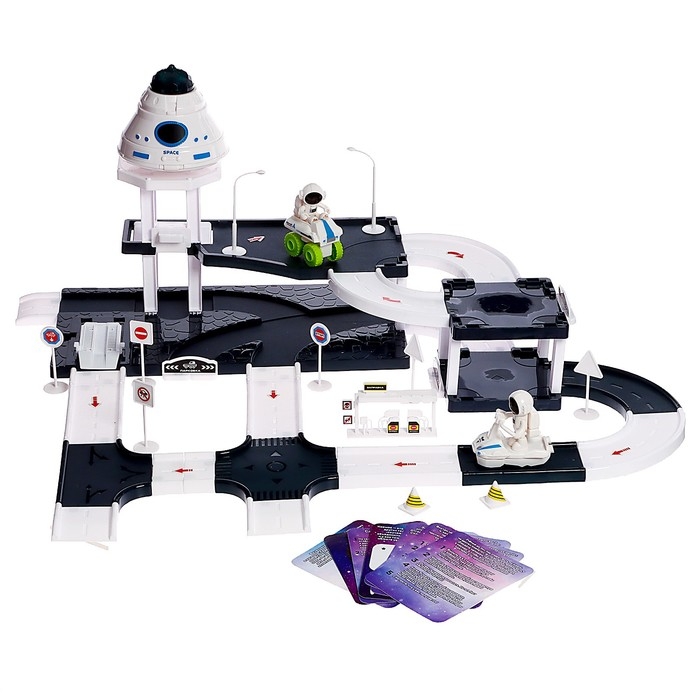 Парковка &laquo;Космическая станция&raquo;, световые эффекты