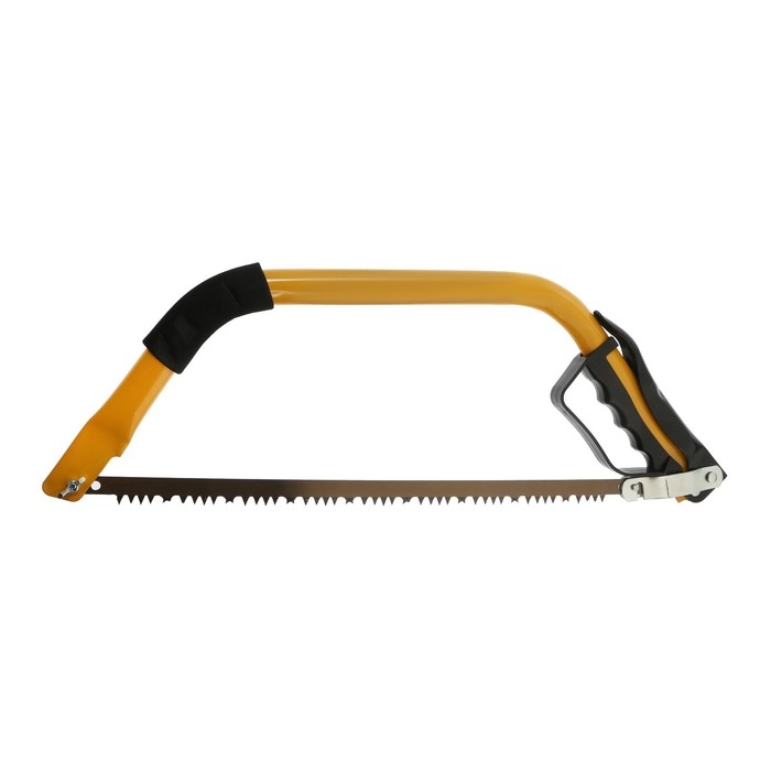 Пила лучковая ТУНДРА, Пила лучковая ТУНДРА, "волчий зуб" для быстрого пила по сухой и мокрой древесине, 450 мм