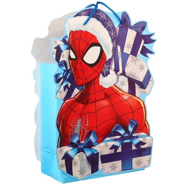 Пакет подарочный, 23х27х11.5 см, упаковка, Человек-паук Пакет подарочный, 23х27х11.5 см, упаковка, Человек-паук