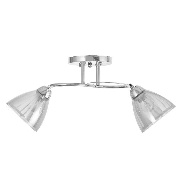 Люстра Люстра "Поли" 2х60Вт Е27 Хром 56х15х24см