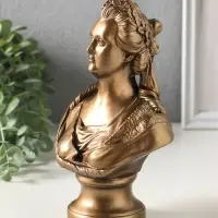 Бюст &laquo;Екатерина II&raquo;, фигура гипс, 21 см, под бронзу