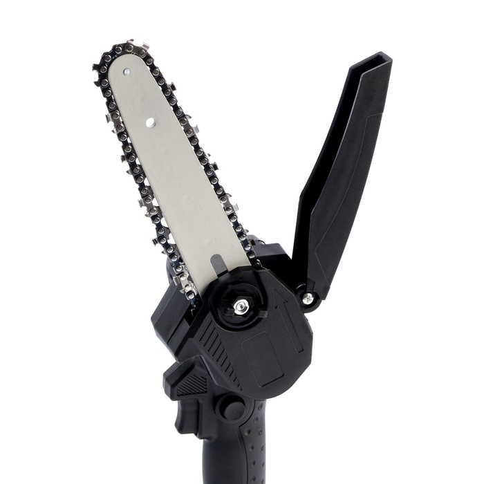 Пила цепная аккумуляторная ТУНДРА, 24 В, 1.5 Ач, Li-ion, 6 Пила цепная аккумуляторная ТУНДРА, 24 В, 1.5 Ач, Li-ion, 6", шаг 1/4", 36 звеньев