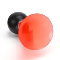 Клаксон, пластиковый, красный