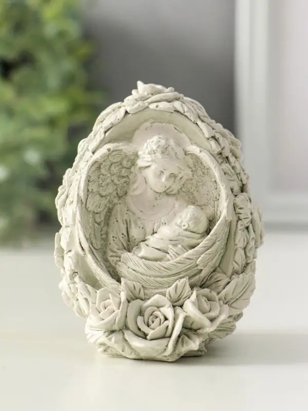 Фигура "Дева" размер 8х6 см, состаренный цвет,гипс