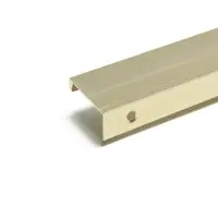 Ручка профильная мебельная торцевая CAPPIO RT001AU, L=800 мм, м/о 768 мм, сатиновое золото