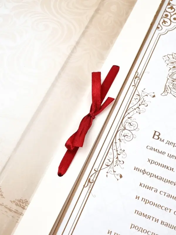 Родословная книга &laquo;Семейная летопись&raquo;, перо, 50 листов, 22&times;31 см