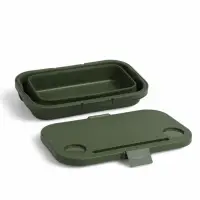 Корзина - столик maclay 2 в 1, складная, 47&times;28.5&times;23.5 см, зелёная