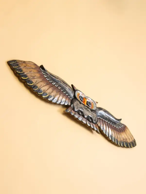 Панно &laquo;Парящая сова&raquo;, 100&times;1.5&times;20 см, дерево