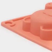 Форма для выпечки Доляна &laquo;Животные. Мишка&raquo;, силикон, 28.5&times;17 см, 6 ячеек (8.5&times;7 см), Pantone 1625 C