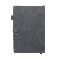 Ежедневник недатированный формат А5, с хлястиком, 128л, линия, пвх, Серый Ежедневник недатированный формат А5, с хлястиком, 128л, линия, пвх, Серый