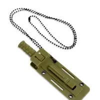 Нож-брелок &laquo;Аркелл&raquo;, 9 см, клинок 50 мм/1.5 мм, зеленый