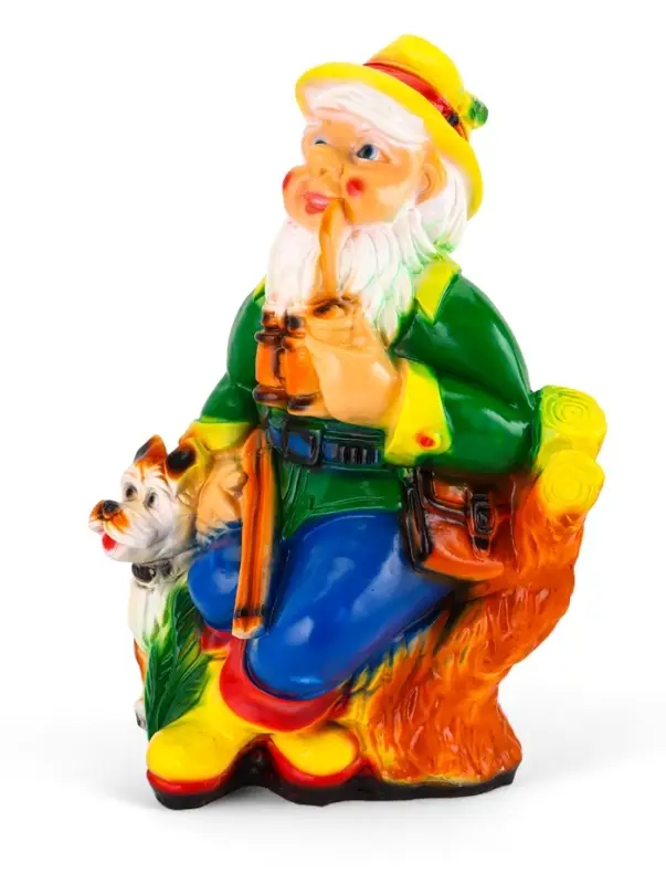 Садовая фигура из гипса &laquo;Гном - охотник&raquo;, 30&times;40&times;70 см