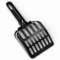 Туалет, 36&times;28&times;14 см, с боковым входом, бортами и совком, коричневый