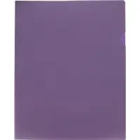 Набор папок уголков, А4, 200 мкм, 4 штуки, Calligrata TOP Mistral, металлик микс, тиснение &laquo;под кожу&raquo;, непрозрачные