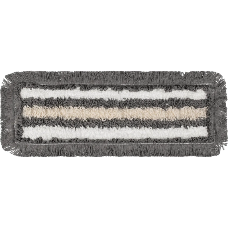 Насадка МОП петельный комбинир серый (крепление карман-язык) 40см_MVP-40-RS